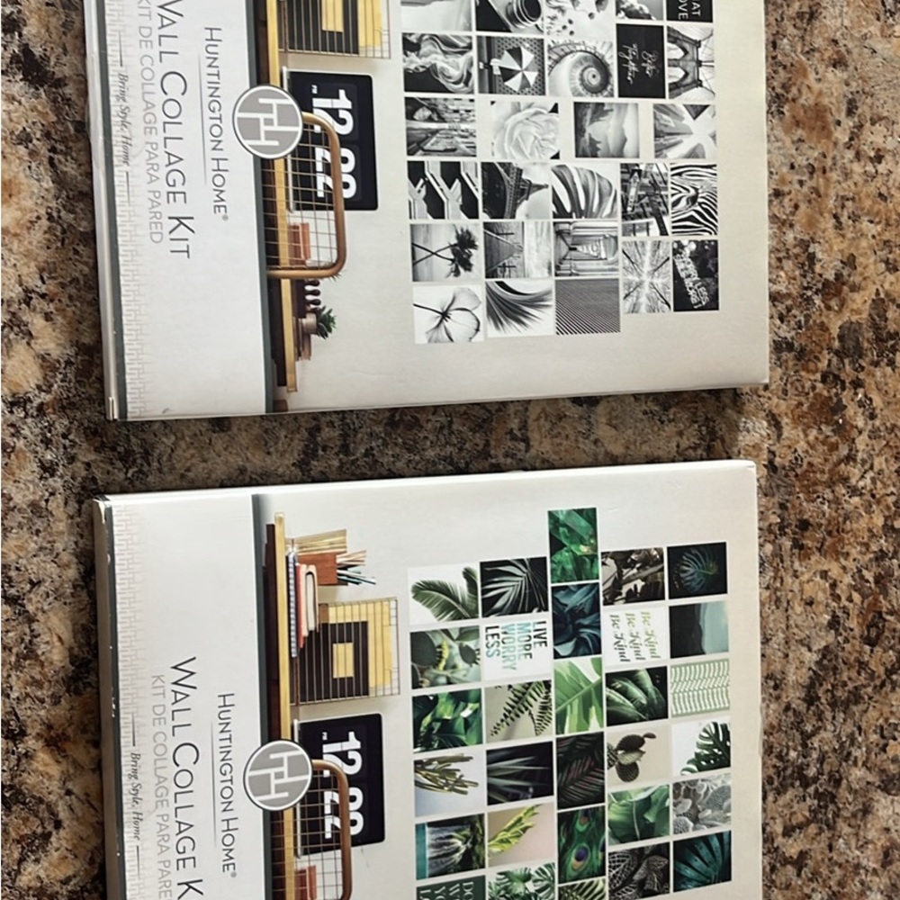 Huntington Home Wall Collage Kit - Black, White, Green